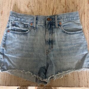 Madewell Light Blue Jean Shorts